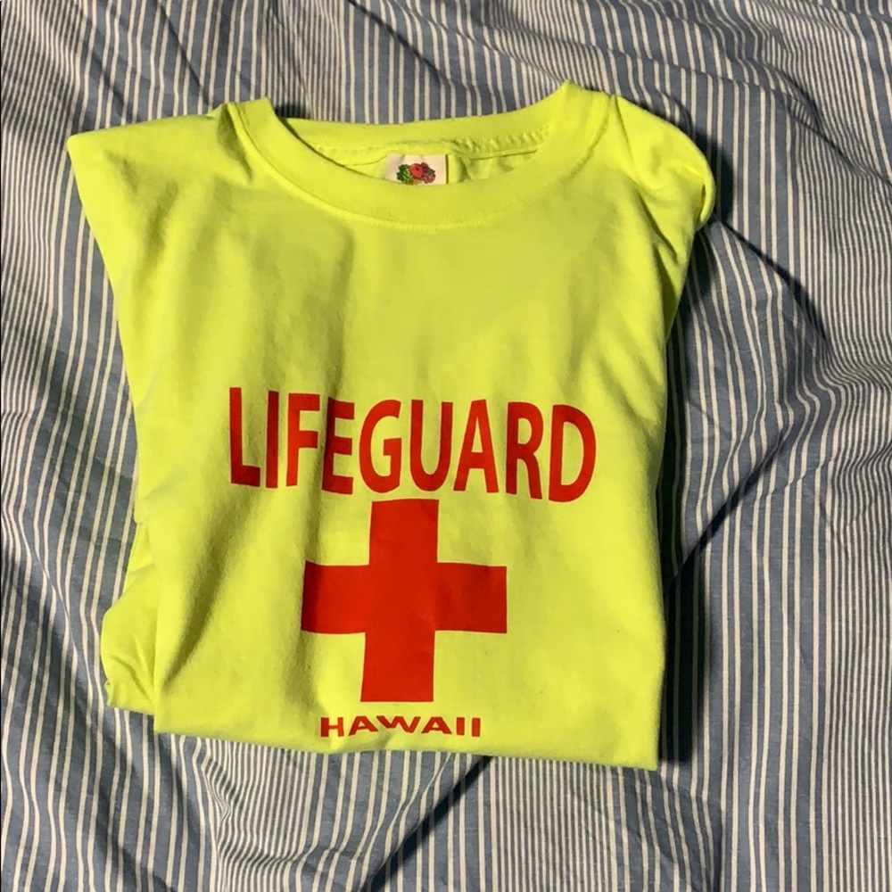 Yellow tee